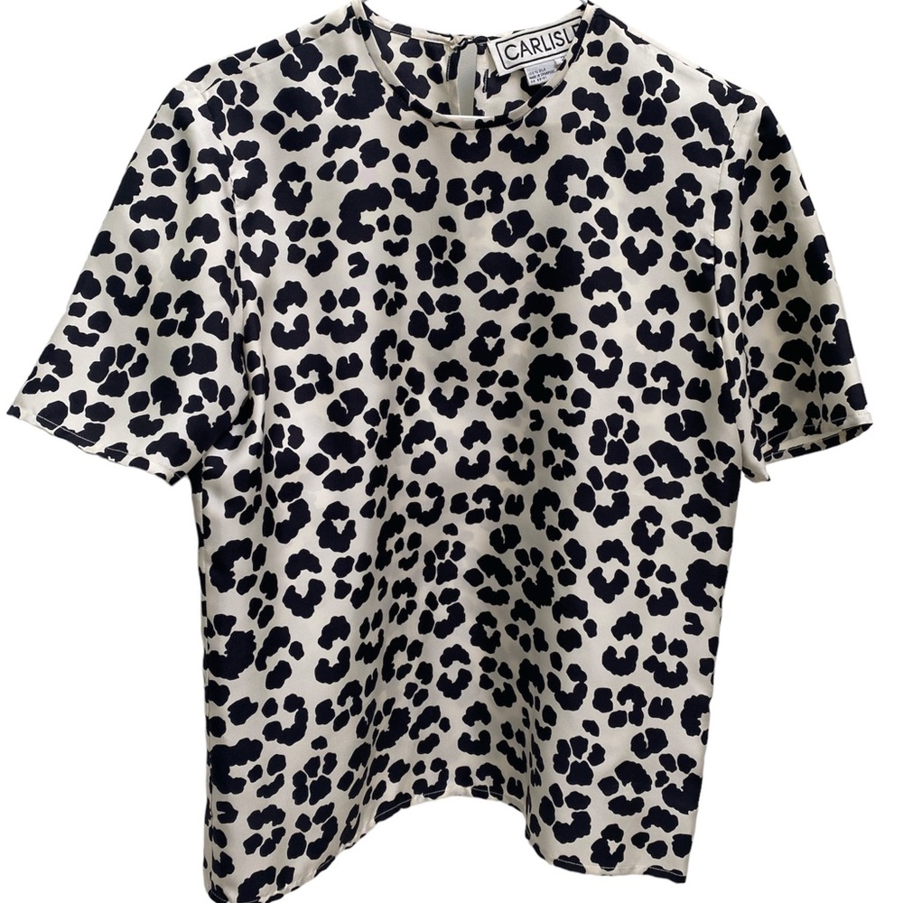 Carlisle Silk Short Sleeve Blouse